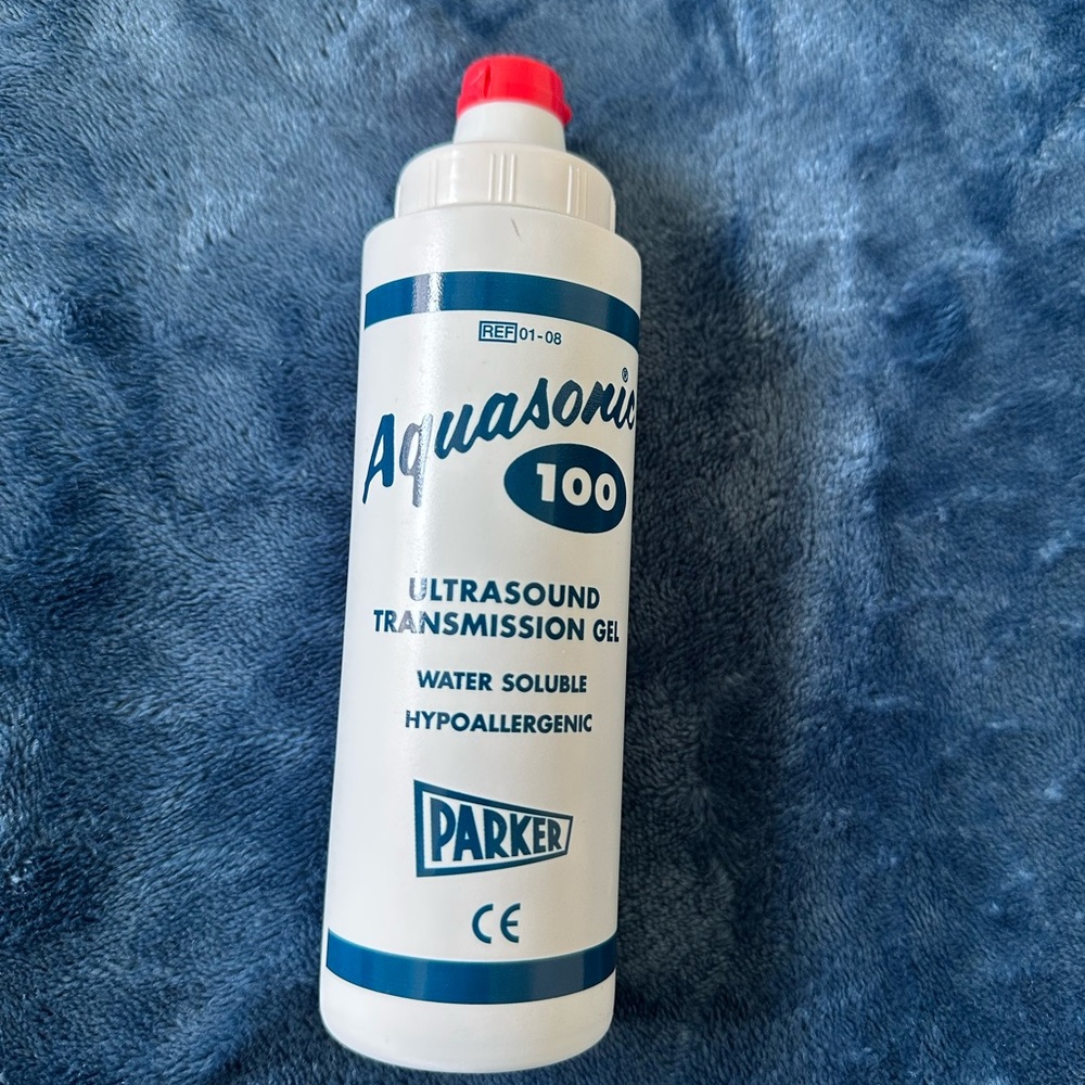 Aquasonic Ultrasound Transmission Gel - Blue and White